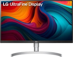 LG UltraFine UHD 27-Inch 4K UHD 2160p Computer Monitor 27UN850-W, IPS with VESA DisplayHDR 400, AMD FreeSync, and USB-C