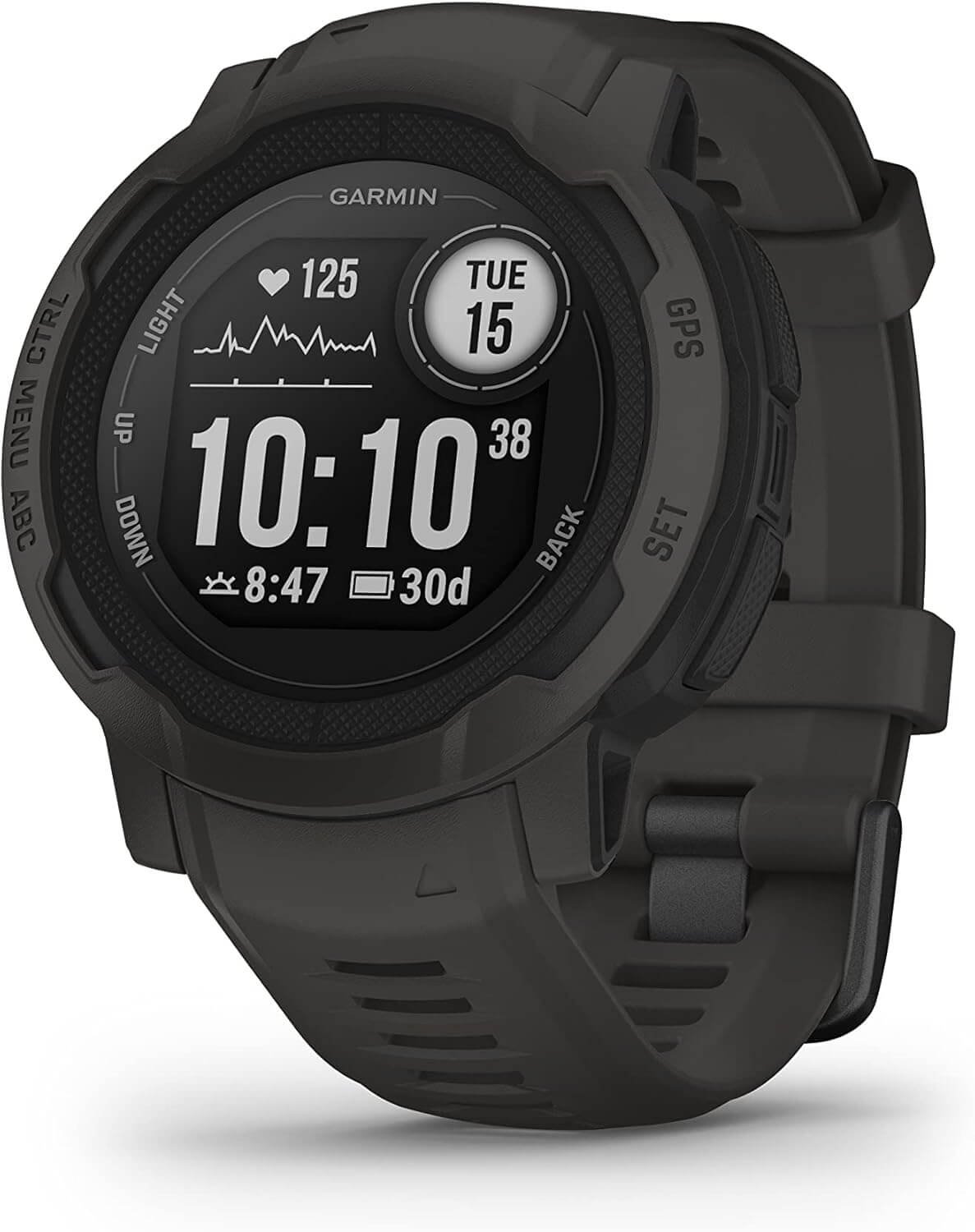 Garmin Instinct 2 Waterproof GPS Smart Watch with up to 28 Days Battery Life, Over 40 Sports Apps, Fitness Functions such as Training Status, Fitness Age or Sleep Analysis