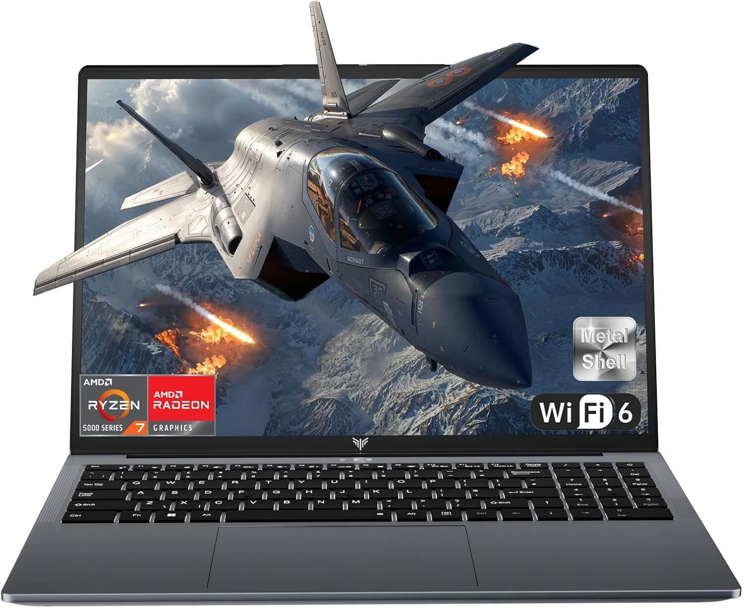 CEMAGIC Gaming Laptop Computer - 2025 Latest 15.6 Inch FHD Display Laptop with Ryzen 7 5700U Processor up to 4.3GHz, 16GB RAM DDR4 512GB NVMe PCIe 3.0 SSD