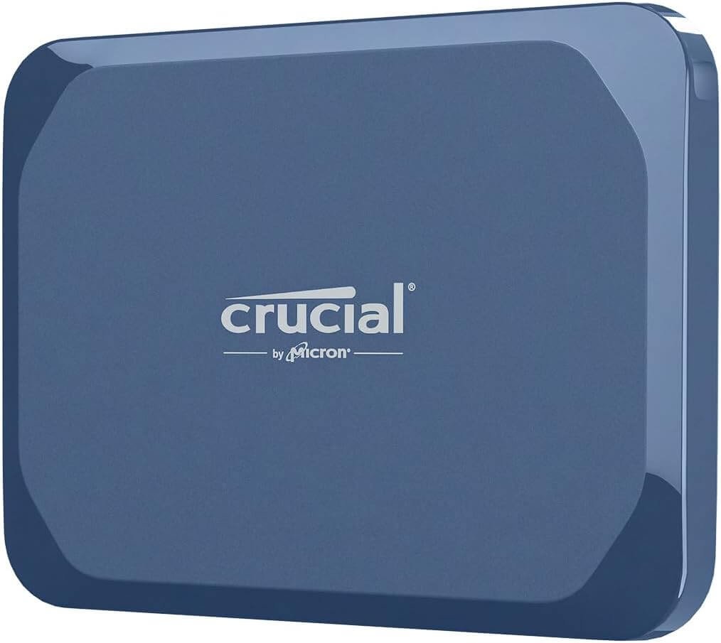 Crucial X10 4TB Portable SSD, Up to 2,100MB/s, USB 3.2 USB-C, External Solid State Drive