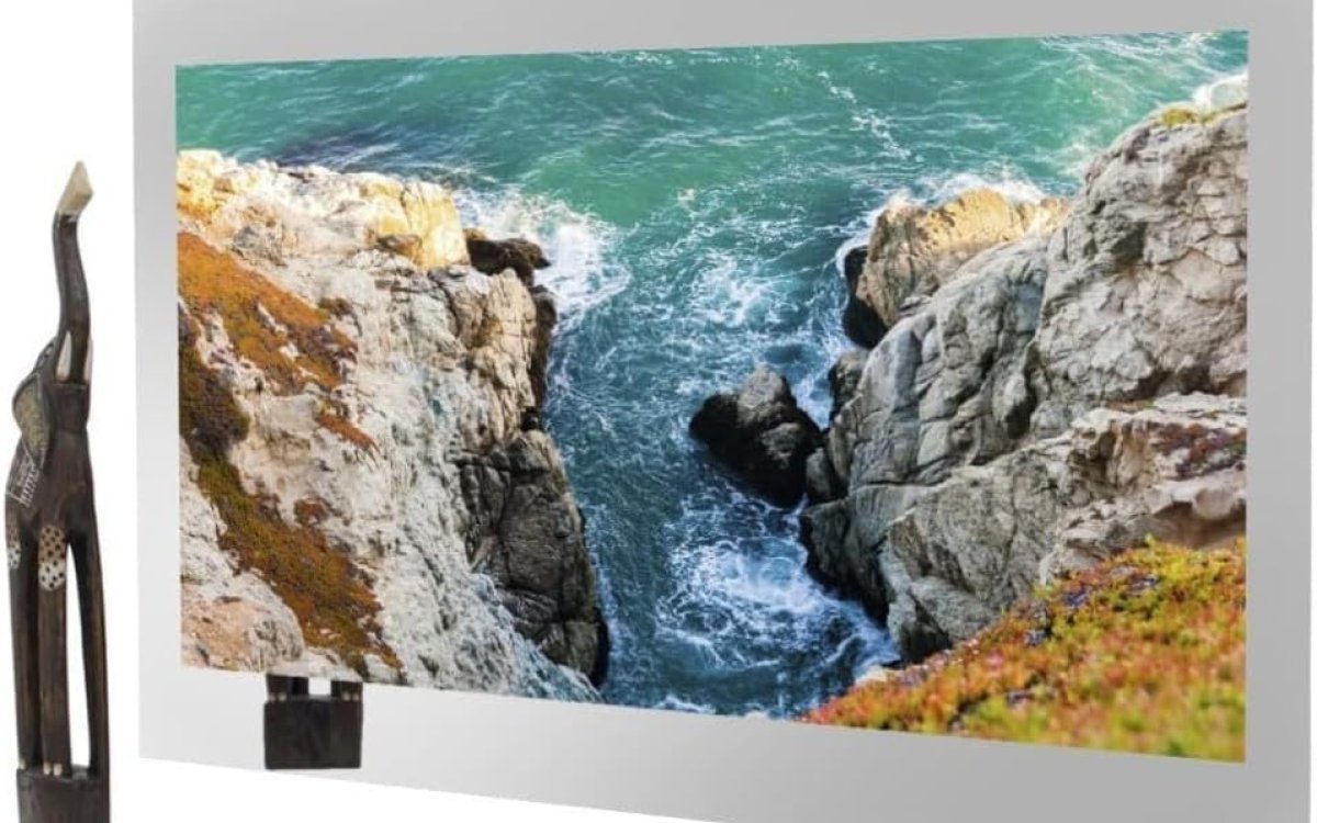 AVEL 65-Inch 4K LED Bathroom TV IP65 Waterproof Smart Mirror TV - Android OS, 650 cd/m2, WI-FI, HDMI, YouTube/Netflix Compatibility (2023 Model, AVS650SM)