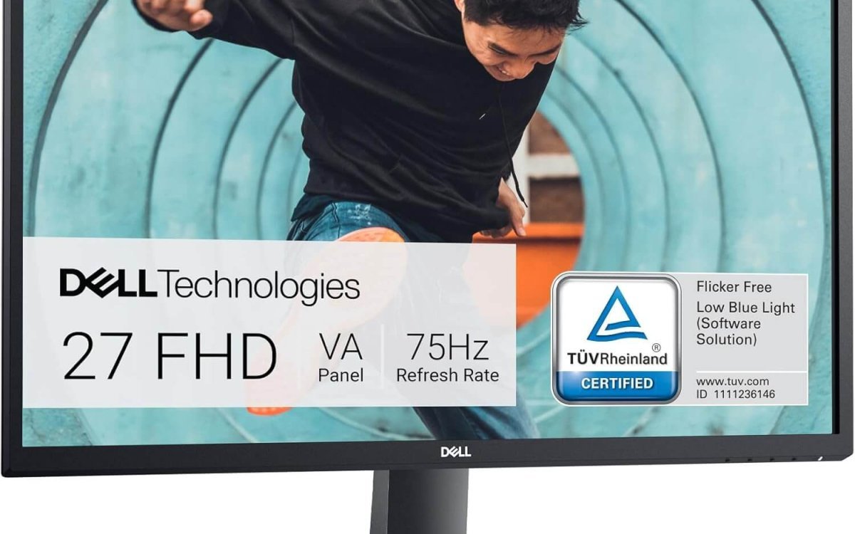 Dell SE2722HX 27 inch Full HD (1920 x 1080) Monitor, 75Hz, VA, 4ms, AMD FreeSync, HDMI, VGA, 3 Year Warranty