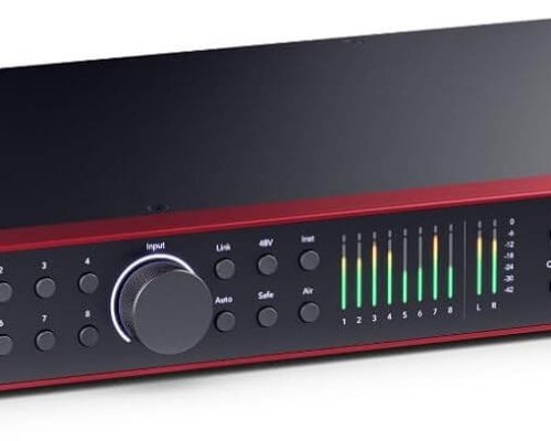 Focusrite Scarlett 18i20 4th Gen USB Audio Interface, for Multitrack Recording, Music Production and Podcasting — High-Fidelity, Studio Quality Recording, and All the Software You Need to Record