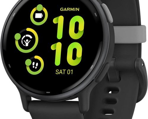  Garmin vívoactive 5, Health and Fitness GPS Smartwatch, AMOLED Display, Up to 11 Days of Battery