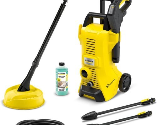 Kärcher K 3 Power Control Home Pressure Washer, Maximum Pressure: 120 Bar, Flow Rate: 380 l/h, Area: 25 m²/h, Water Filter, Weight: 4.4 kg, High Pressure Gun, Dirt Blaster, Jet Pipe, Home Kit
