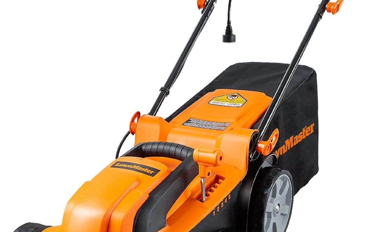 LawnMaster MEB1114K Electric Corded Lawn Mower 15-Inch 11AMP