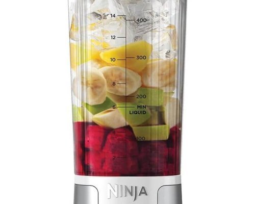 Ninja Blast Portable Blender, 530ml, Leakproof Lid & Sip Spout, Powerful Cordless Mini Blender, Rechargeable, Portable Smoothies, Protein Shakes, Blends Ice & Frozen Fruit, White, BC151UKWH