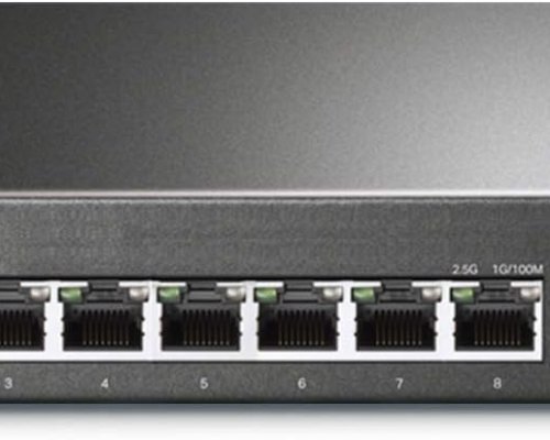 TP-Link TL-SG108-M2 | 8 Port Multi-Gigabit Unmanaged Network Switch, Ethernet Splitter | 2.5G Bandwidth | Plug & Play | Desktop/Wall-Mount | Fanless Metal Design