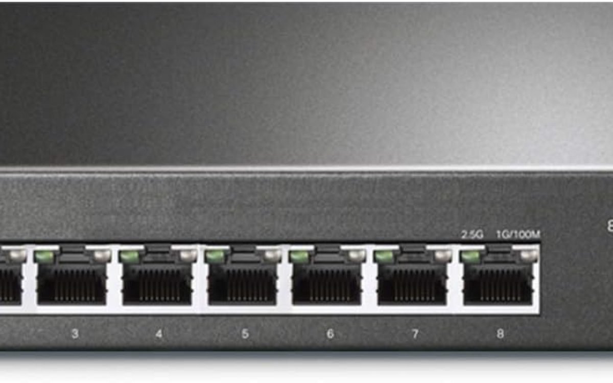 TP-Link TL-SG108-M2 | 8 Port Multi-Gigabit Unmanaged Network Switch, Ethernet Splitter | 2.5G Bandwidth | Plug & Play | Desktop/Wall-Mount | Fanless Metal Design