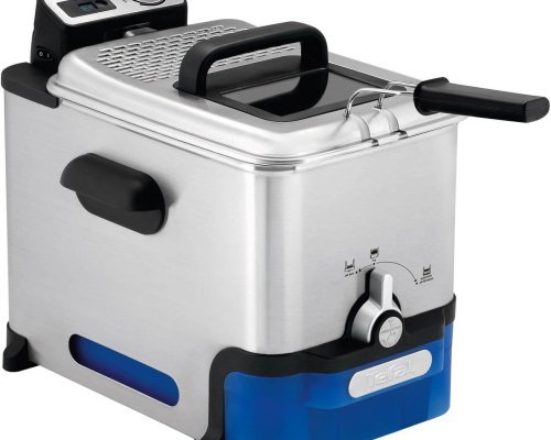 Tefal Pro Inox & Design FR8040 Deep Fryer Oleoclean 3.5 litres, Black, Stainless Steel