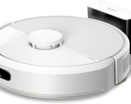 iRobot Roomba 105 Combo - Vacuum + Wipe - Clearview LiDAR - 7000Pa - 120 mins - SmartScrub - Bypass Obstacle - Cleaning Zones - Charging and Continuing - App - White